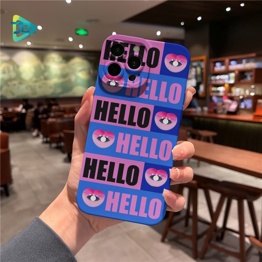 CUSTOM CASE SOFTCASE SILIKON PROCAMERA HELLO CUSTOM XIAOMI REDMI 6A 8 8A PRO 9 9A 9C 10A NOTE 8 9 10 10S POCO M3 M4 JB7717