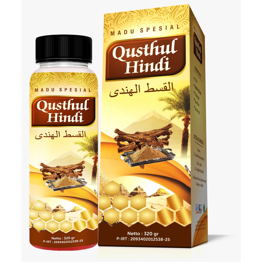 Madu Formulasi Spesial plus Qusthul Hindi Bravina 320 gram