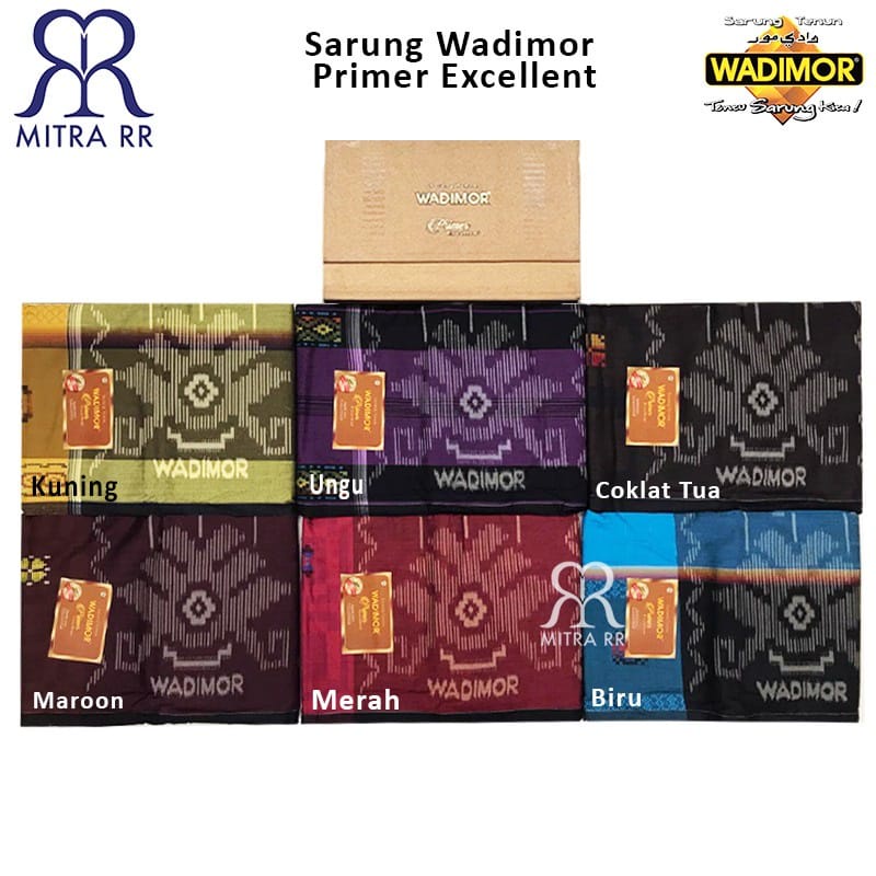 Sarung Wadimor Primer Excellent | Motif BHS Songket - Satuan / Grosir