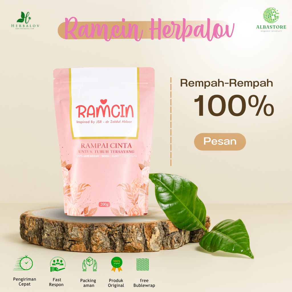

Ramcin Minuman Kesehatan Minuman Rimpang Jahe Merah Lengkuas Sereh Herbal Alami 100%