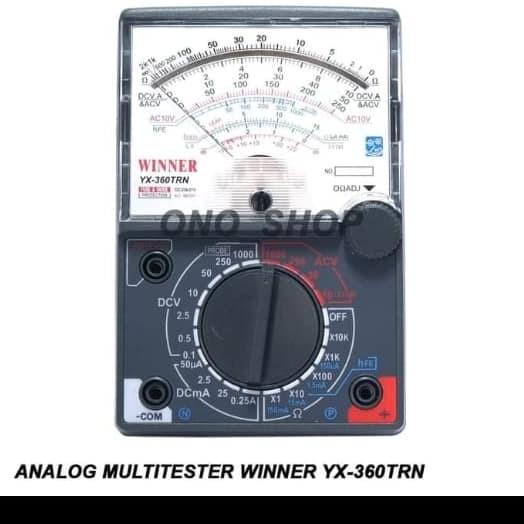 analog multimeter winner yx-360trn PCXUJA789