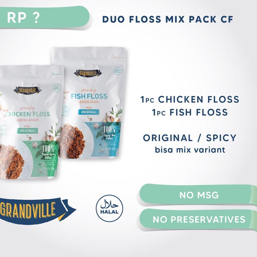 

۞ Grandville Abon AYAM & IKAN Crunchy Duo Mix Pack ✱