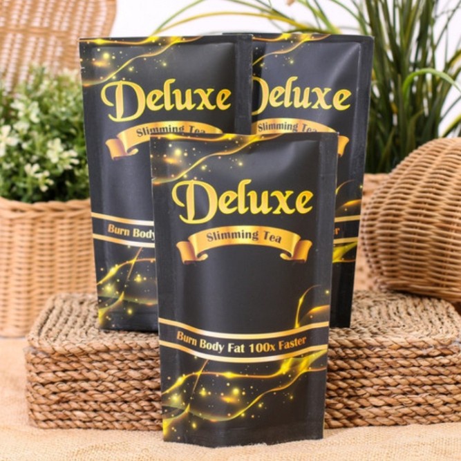 Deluxe Slimming Tea Asli Original Obat Pelangsing Badan Cepat Diet