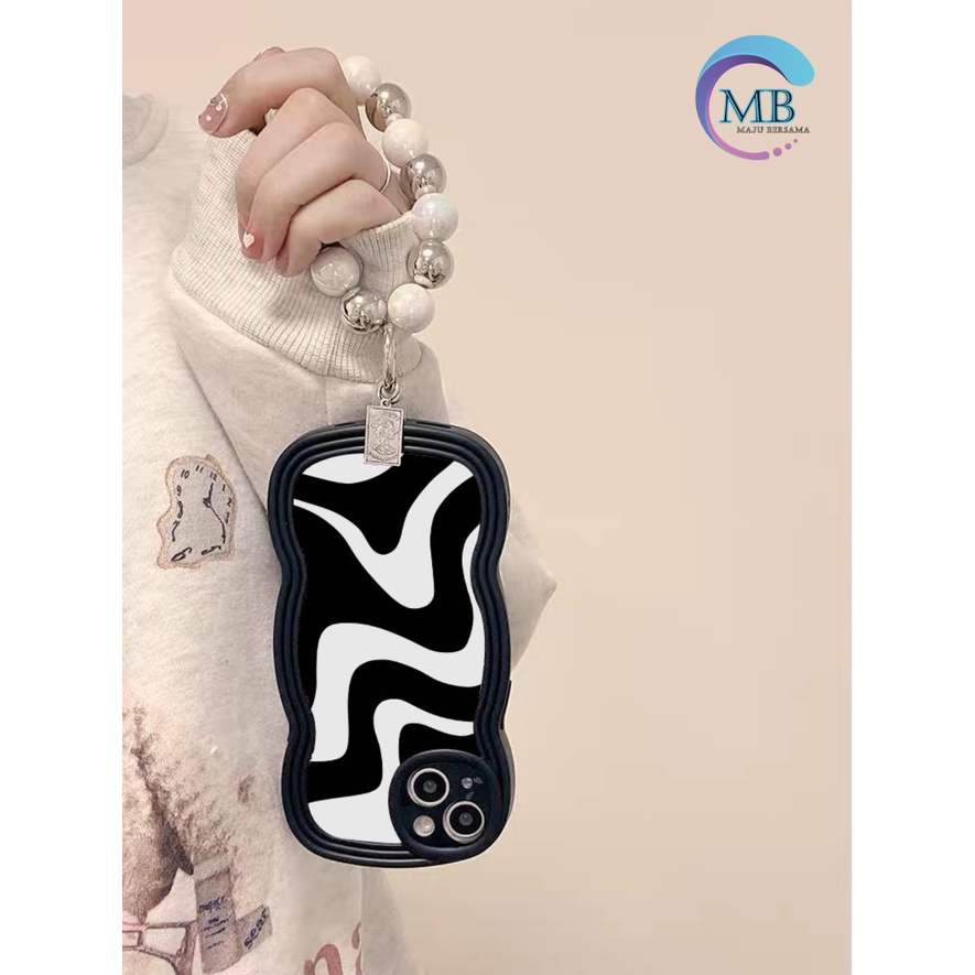 GC19 SOFTCASE TPU MOTIF ZEBRA GELANG SILVER FOR IPHONE 6 6+ 7 8 7+ 8+ X XS XR XS MAX 11 12 13 14 PRO MAX MB4428