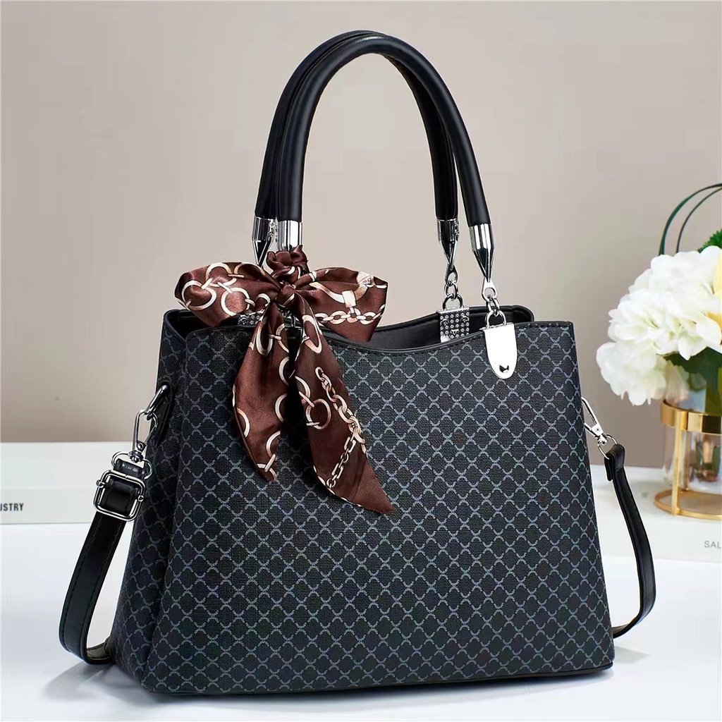 BJ43594 - BEIGE/BLACK/COFFEE - TAS WANITA FASHION IMPORT MODIS ELEGAN TERMURAH TERLARIS TERBARU BAGSTORE JAKARTA TAS BATAM BQ3594 LT2222