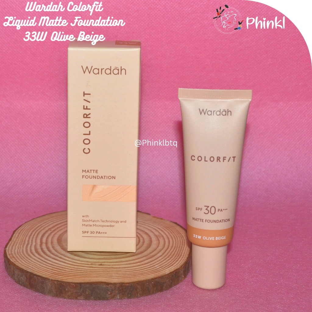 `ღ´ PHINKL `ღ´ ᘺᗩᖇᕲᗩᕼ Wardah Colorfit Matte Fundation oil control spf 30 hasilmattee alas bedak bb cream