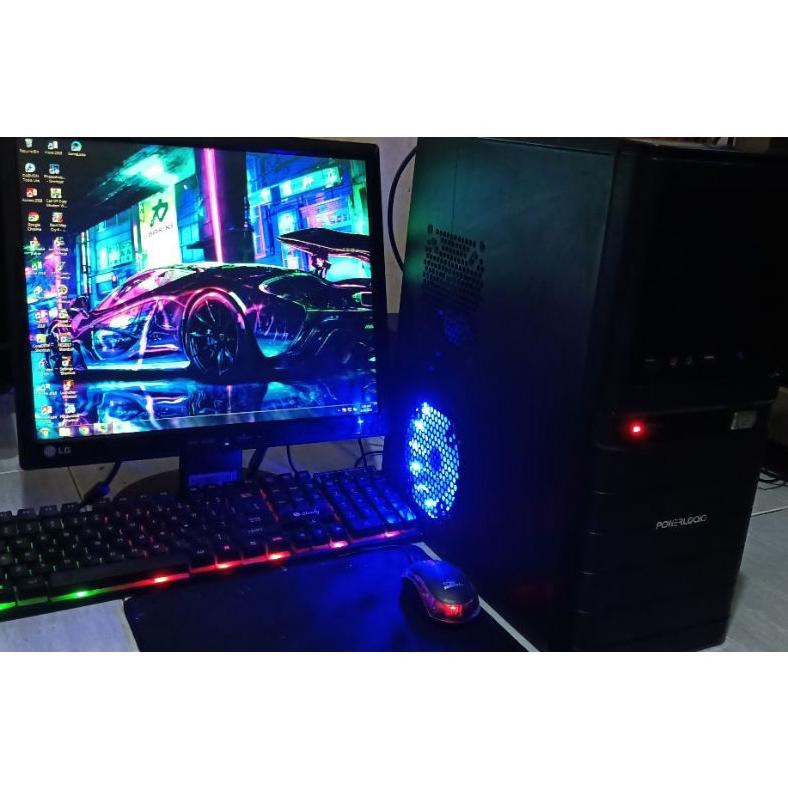 1 set komputer tinggal pakai Pc Lengkap Game,Desain,Office dll
