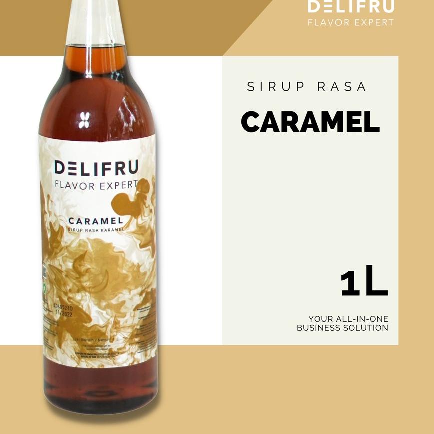 

♞ Syrup Caramel Delifru 1 Liter - Sirup Karamel Premium ✰