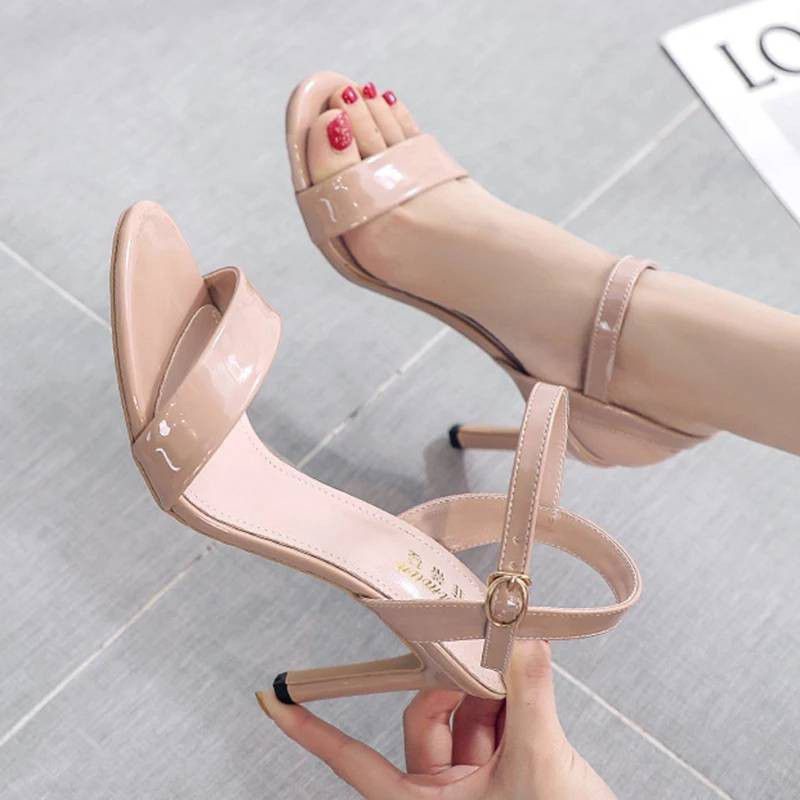 Sandal Hells Pesta Bling-Bling Mawar Fladeo Glamour Size 36-41 Heels Hills Heel Sepatu Hak Tinggi Ha