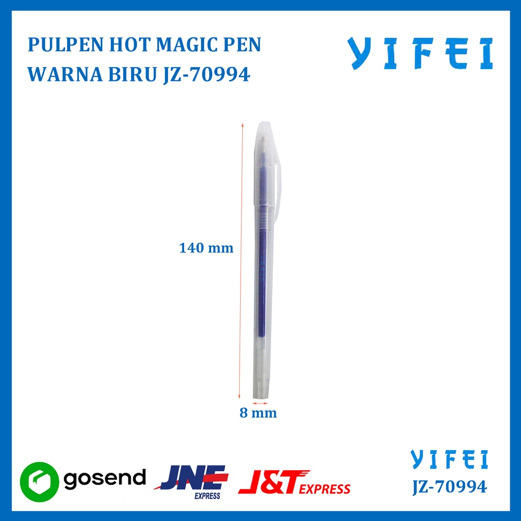 PULPEN HOT MAGIC PEN / HEAT TRANSFER PEN WARNA YIFEI - Merah