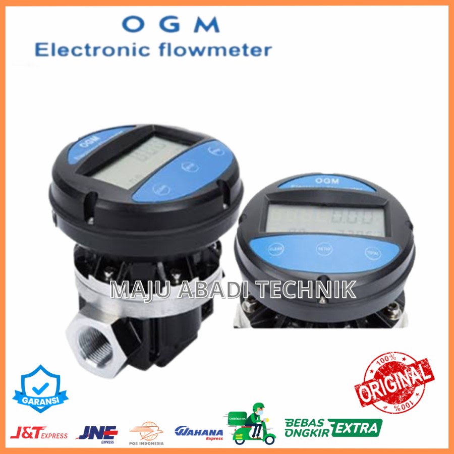 FLOW METER DIGITAL OGM SIZE 2 INCH - OGM FUEL FLOW METER DIGITAL 50MM