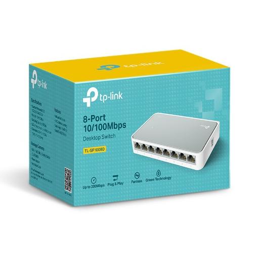 ● TP-LINK 8-Port Switch Hub TL-SF1008D SF 1008 D 1008D ➭