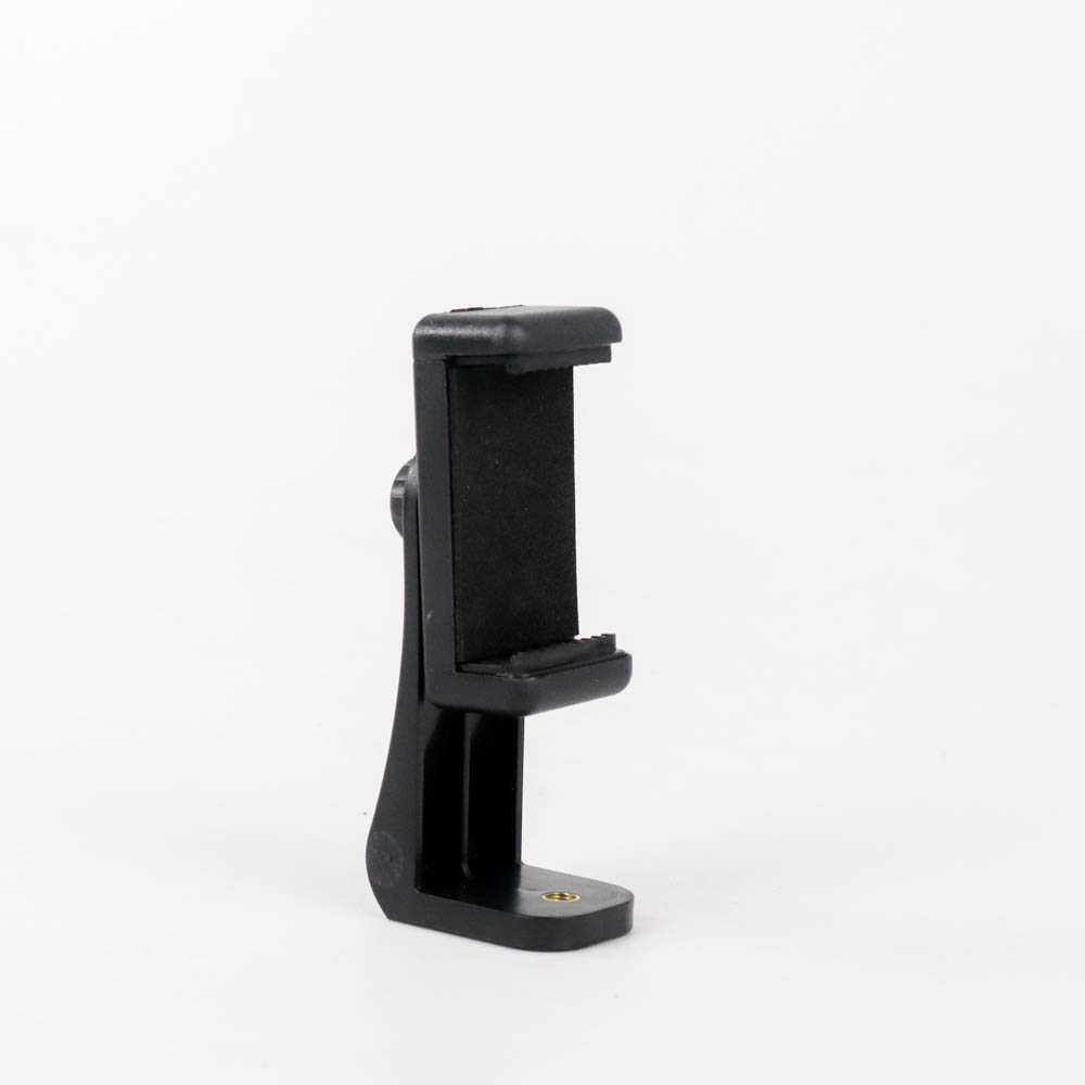 Smartphone Clip Bracket Holder Mount Tripod Monopod - F360 - Black