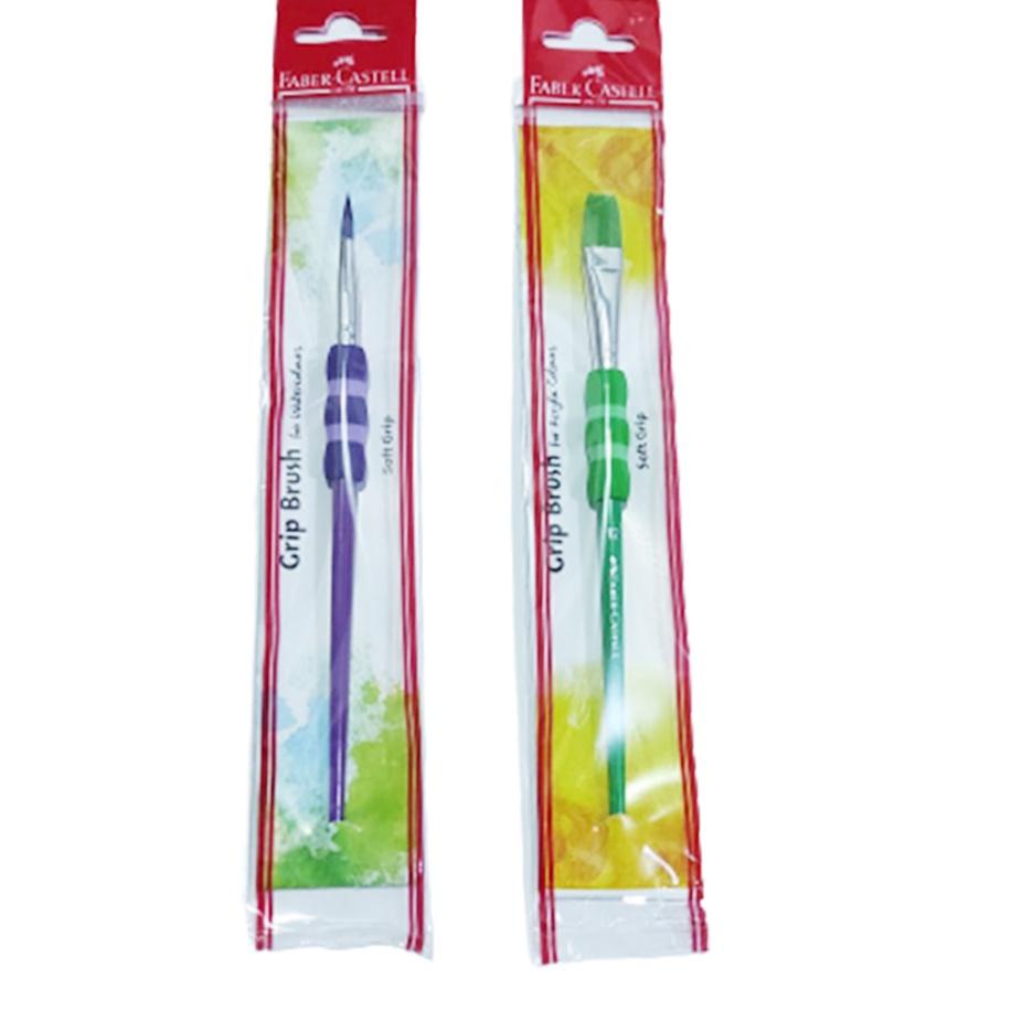

Termurah Kuas Lukis Grip Brush Kuas Cat Warna Colour Paint Brush Green dan Purple in Pouch