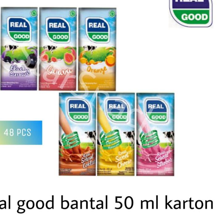 

™ Real Good Bantal karton 50ml isi 48pc ➱