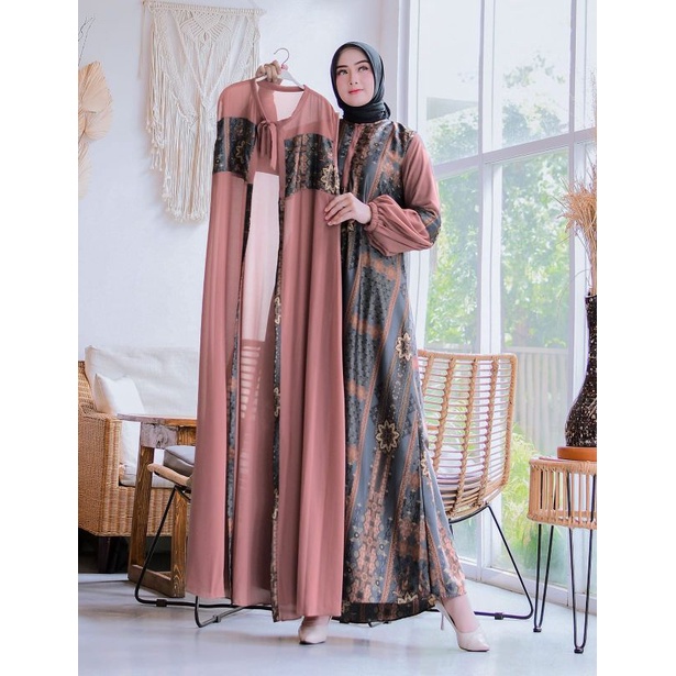 Gamis Dior Silk Premium Mix Ceruty