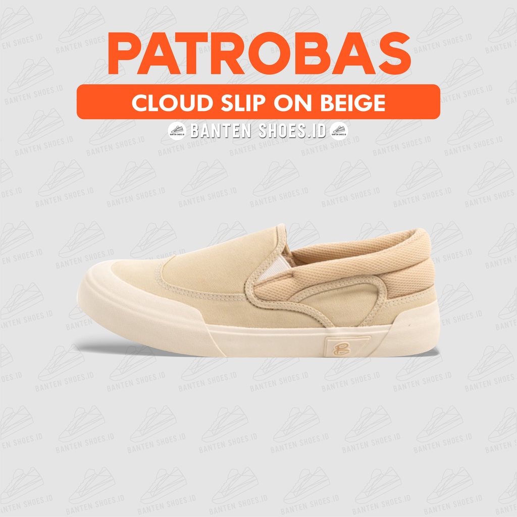 Sepatu Patrobas Cloud Slip On Beige