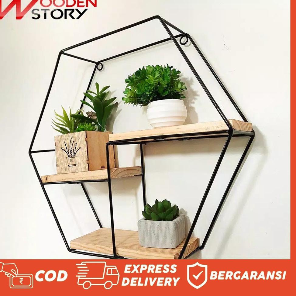 Hiasan dinding - dekorasi dinding - rak dinding - dekorasi besi - rak besi- hiasan dinding besi SALE