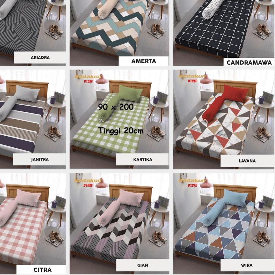 ➾ Sprei Kintakun Tinggi 20 cm Uk.90 x 200 ➥