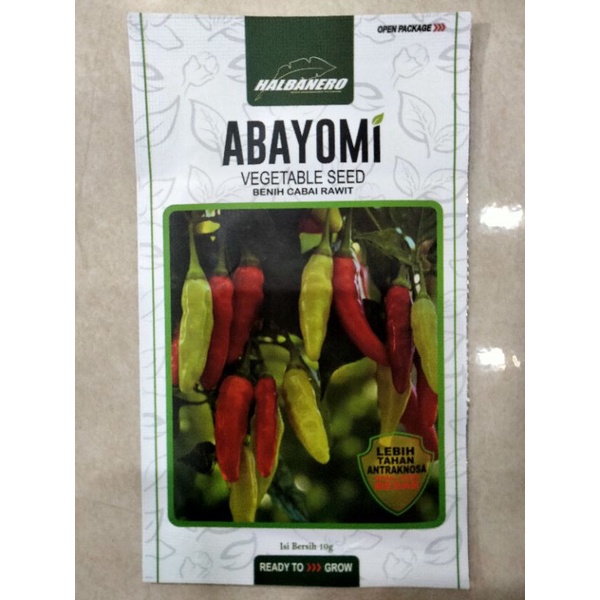 Benih Cabe Rawit ABAYOMI 10 Gram Halbanero - Bibit Cabai ABAYOMI - CRM