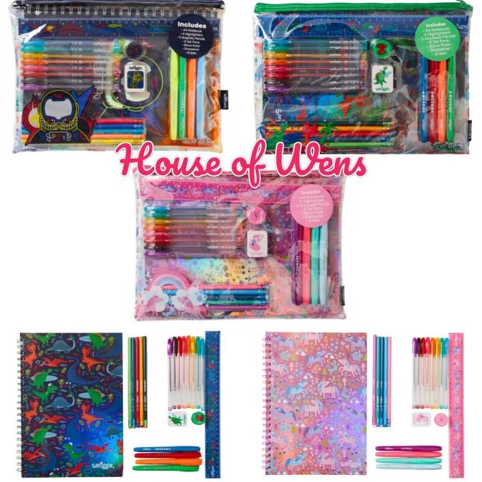 

SMIGGLE FASHION STATIONERY KIT - PAKET ALAT TULIS SMIGGLE ORIGINAL .