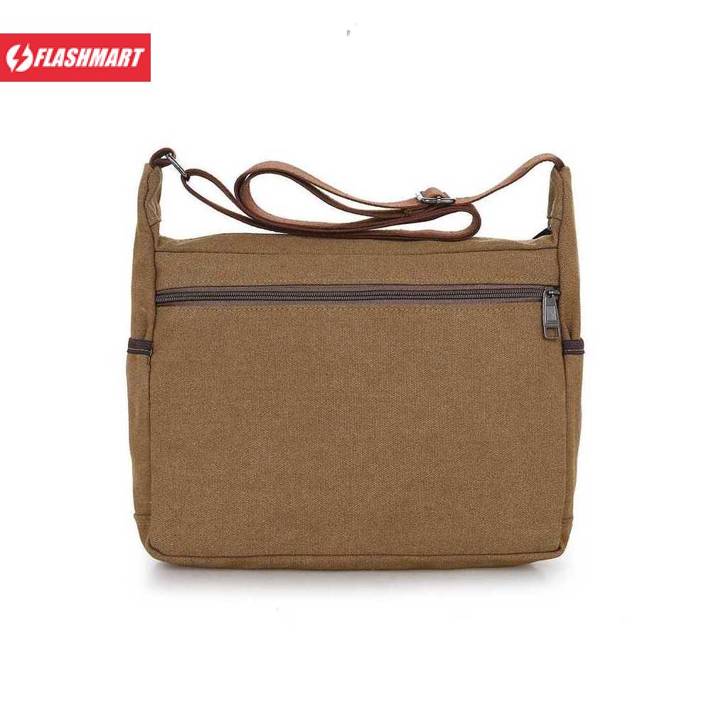 Flashmart Tas Selempang Pria Canvas Men Shoulder Bag - 0613