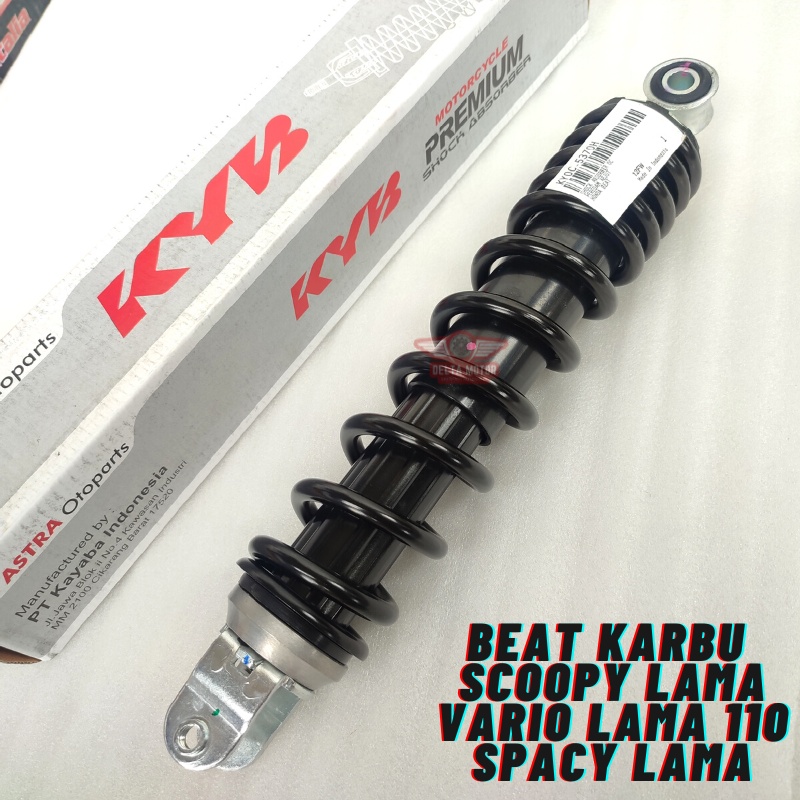 Shockbreaker Shock KYB Kayaba 300mm Beat Karbu Vario 110 Karbu Scoopy Lama Spacy Lama Vario 110 CW