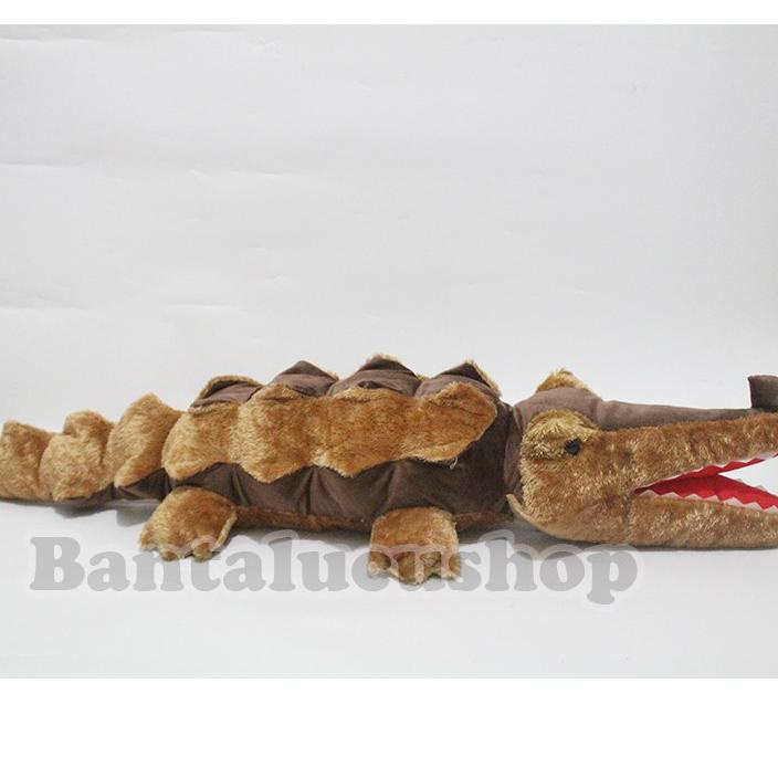 ► Boneka Buaya Boneka Reptile Jumbo 110CM Lembut ◌