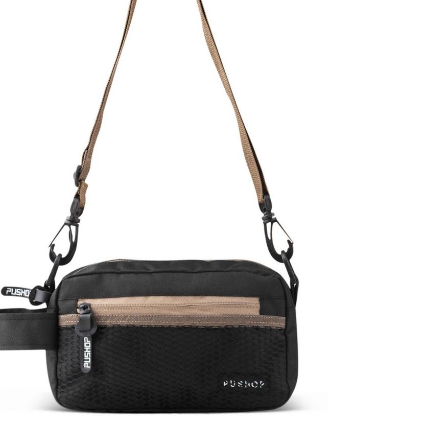 ♝ Tas Selempang Mini Handbag Jaring Pushop Heja Casual PUSHOP ✩
