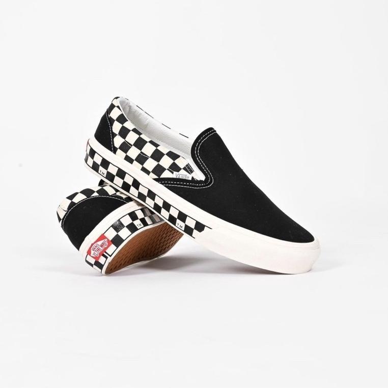 TERBAIK Vans Slipon Sidewall Checkerboard