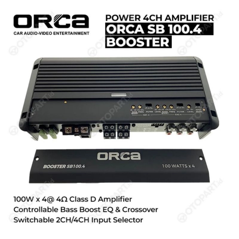 Power Mini 4 Channel Amplifier High Quality ORCA SB 100.4 ORCA SB-100.4 ORCA SB100.4