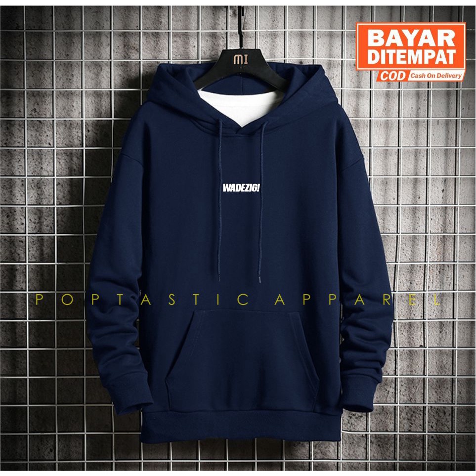 SWEATER HOODIE DISTRO Pria Wanita PREMIUM Bahan Fleece Tebal