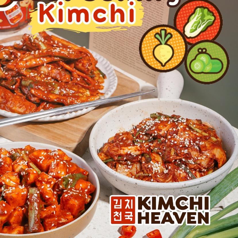 

❆ 800g Fresh Korean Kimchi in Jar Halal (Sawi / Lobak /Timun / Mix) Makanan Korea Halal Kimchi Korea Halal Korean Food Kfood Jajanan Cemilan Siap Saji Frozen Instant Murah Enak Premium ✤