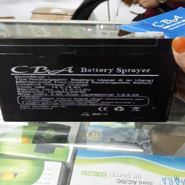 CBA Battery Baterai Sprayer Elektrik Aki Accu Alat Semprot Semprotan
