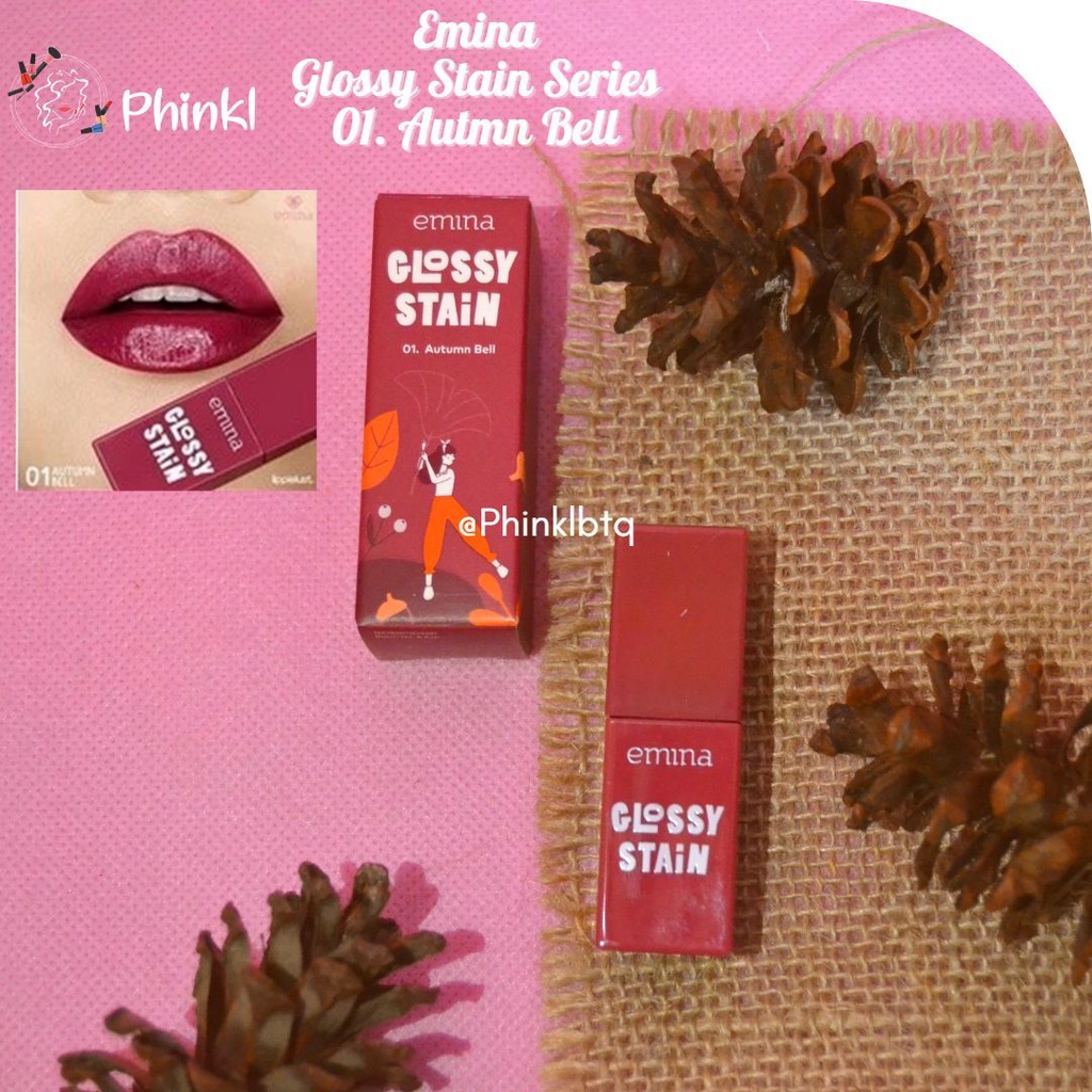 `ღ´ PHINKL `ღ´ ╰☆☆ 𝔢мιℕά ☆☆╮ emina beauty kosmetik glossy stain liptint lip tint ombre lipstick wattery