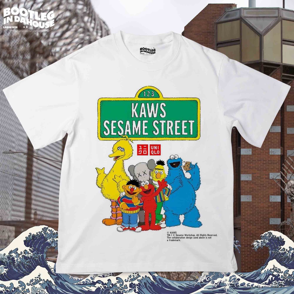 SESAME STREET Oversize T-shirt / Kaos Oversize SESAME STREET