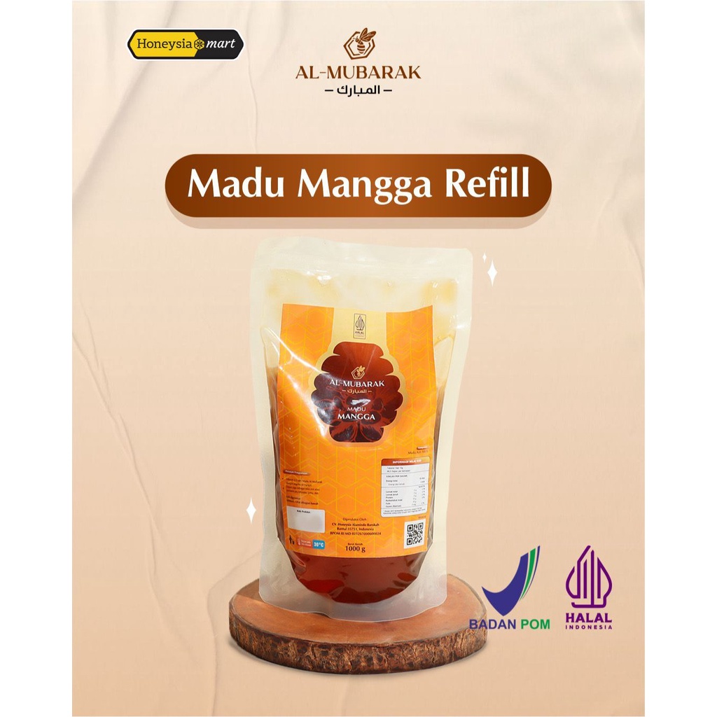 

Madu Murni Asli Al Mubarak Mangga Reffil 1kg