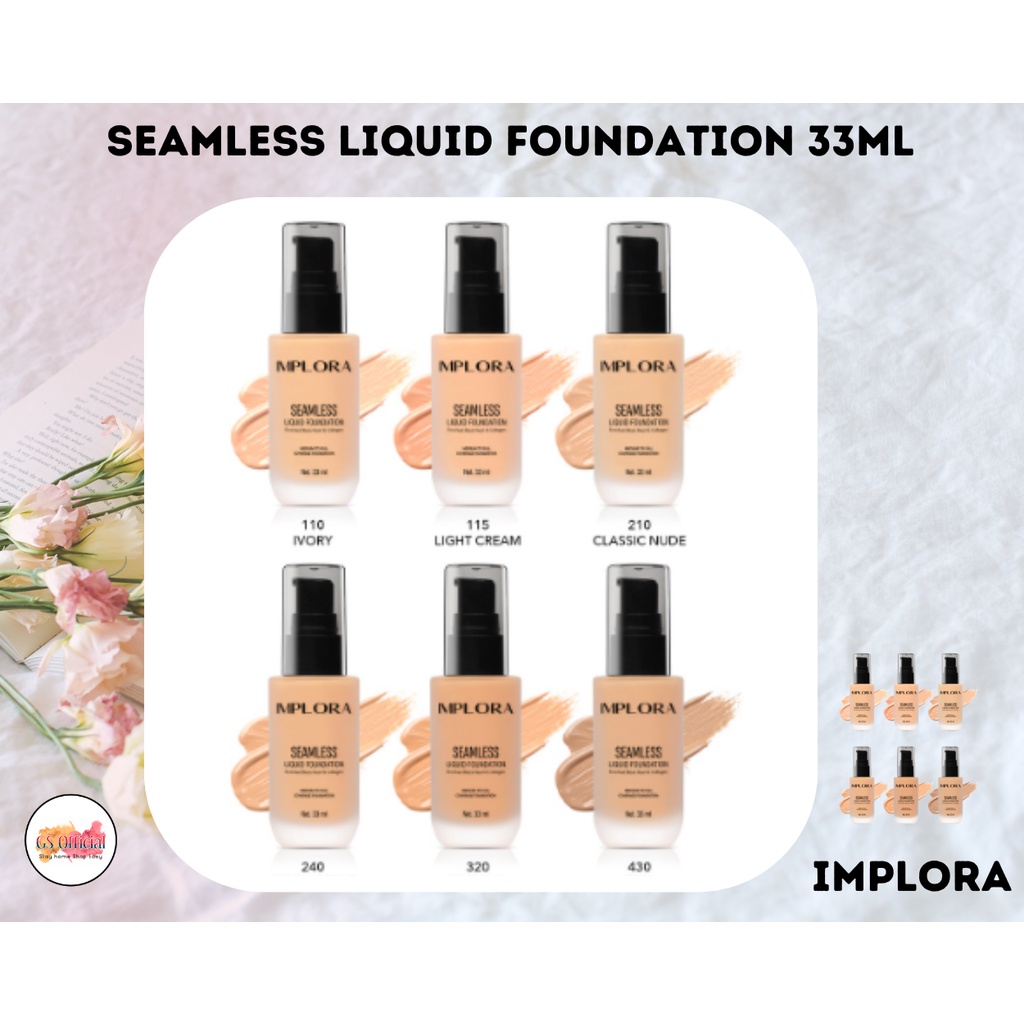 IMPLORA LIQUID FOUNDATION NET 33 ML