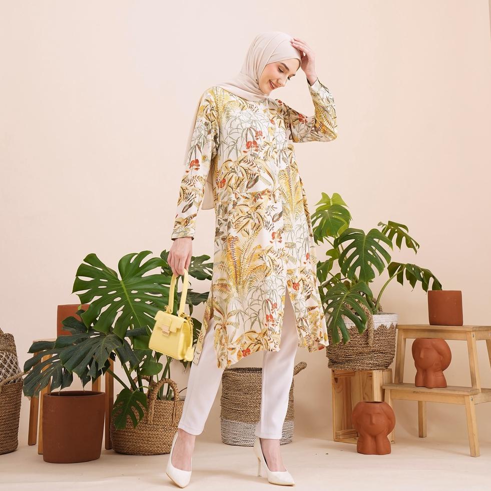 MENARIK Long tunik rayon viscose premium terlaris tunik busui tunik katun rayon premium murah