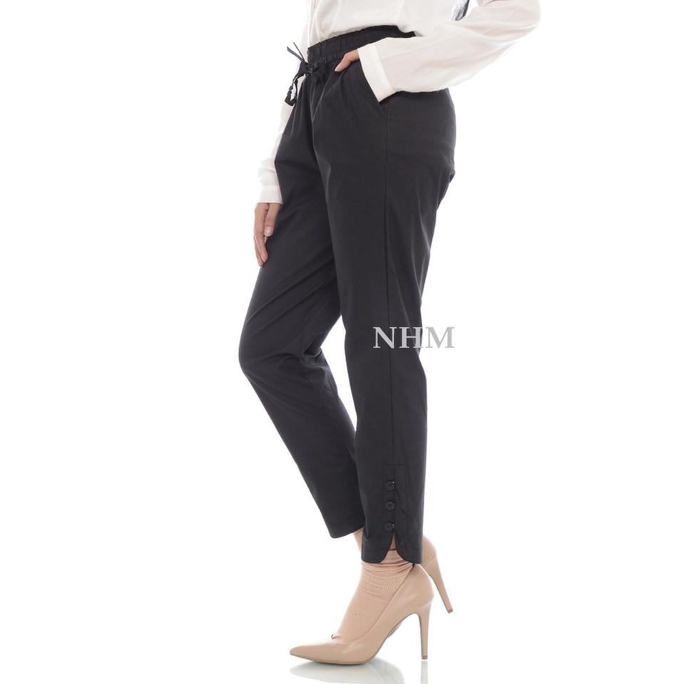 NHM Celana Wanita CINDY PANTS Katun streetch, Celana Formal Casual