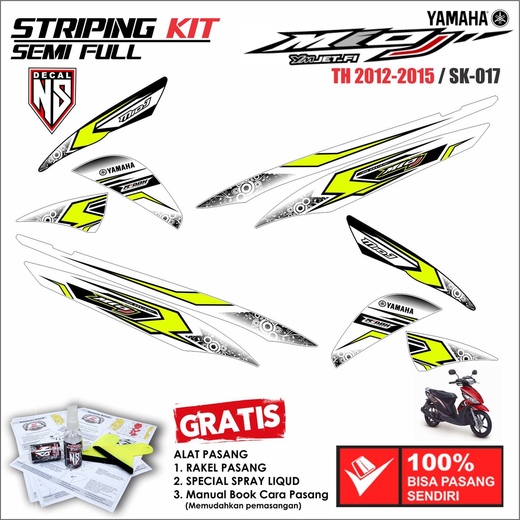 STRIPING MIO J 2012 - Stike Variasi Mio J 2012 DESAIN 3