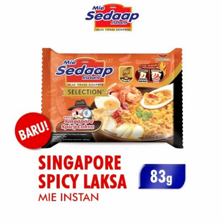 

Mie Instan Sedap Spicy Laksa Singapore 83 Gram