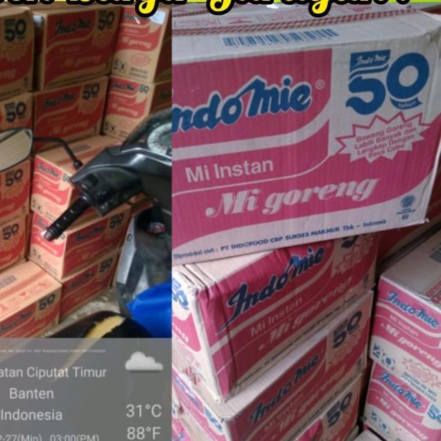 

◌ Indomie goreng 1 dus ◙