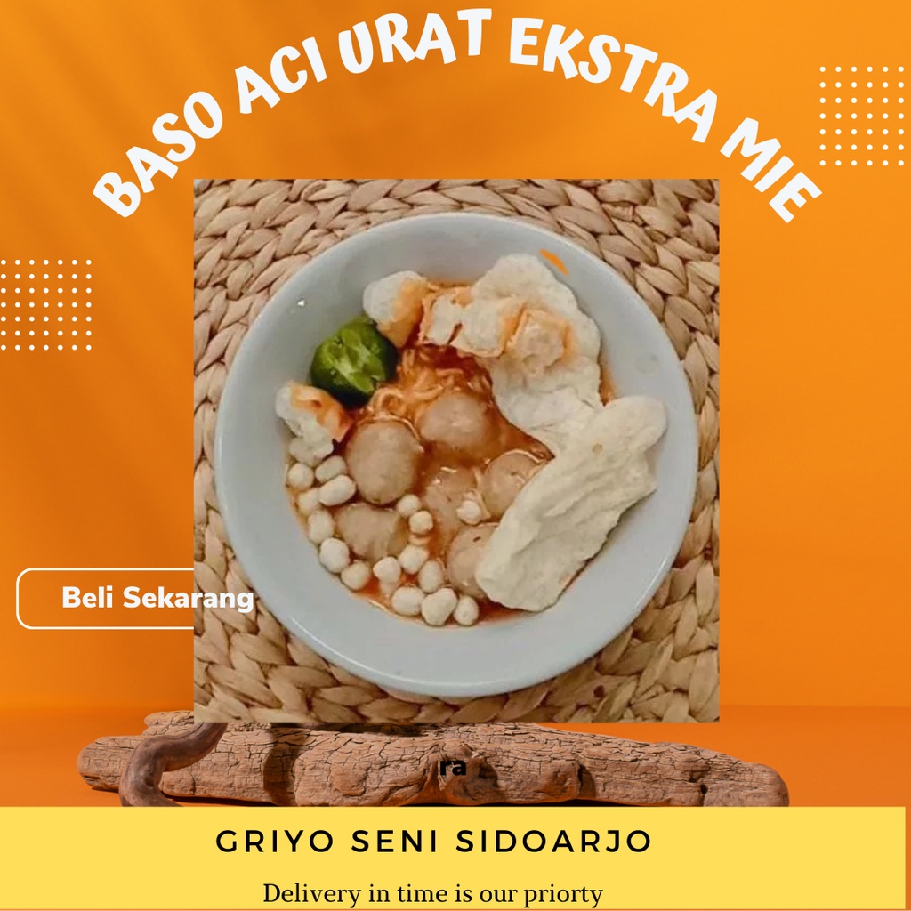 BAKSO ACI URAT SAPI + MIE KERITING(SUDAH VACUM)