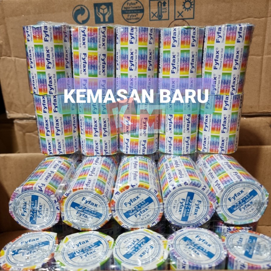 Kertas Thermal / Register Paper Roll FyFax 57 x 40 mm / 57x40 / Struk Kasir