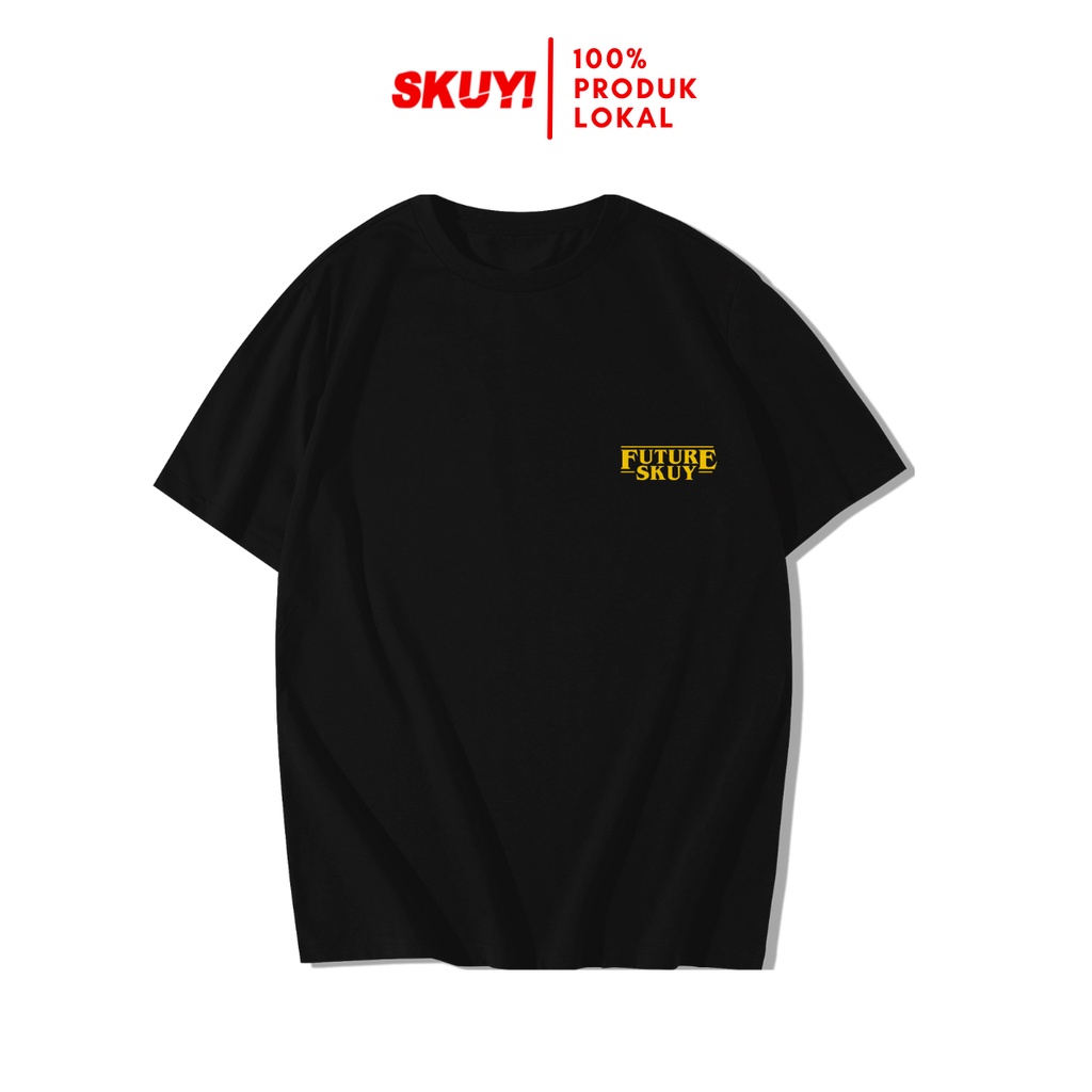 Kaos Skuy Dewasa Hitam Unisex | Future Skuy SKY197