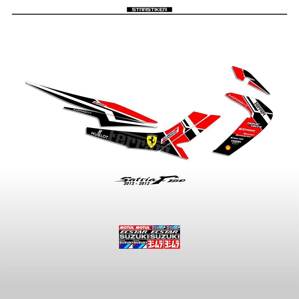 FSK3 / STRIPING SATRIA FU BARONG / FERRARI / R 150 / RAIDER 150 / 2012 / 2013 / SATRIA F 150 / SATRI