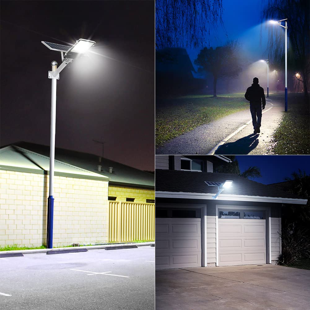 300W Lampu Jalan Tenaga Surya Led Solar Street Lights Outdoor Lampu Solar Cell Panel Surya for Garden Patio Path Yard