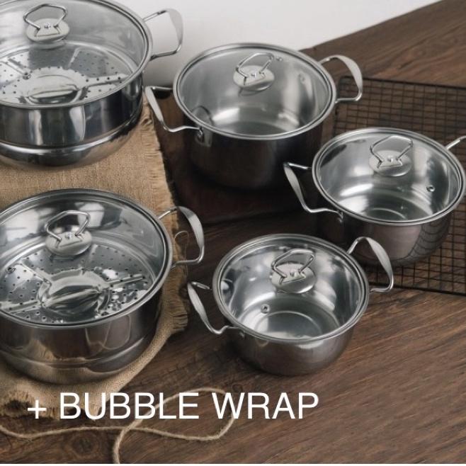 ℮ Panci Set High Pot Steamer Stainless 5 In 1 ♦