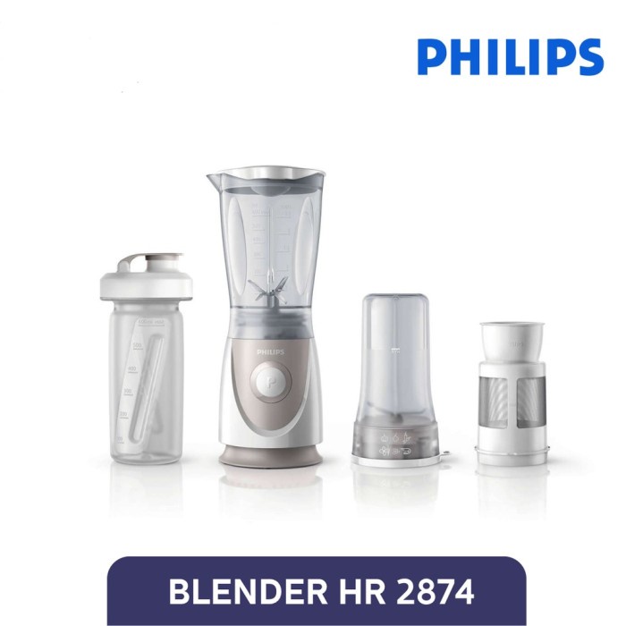 PHILIPS HR2603 MINI BLENDER 0.6L - GARANSI RESMI 100% ORIGINAL ORIGINAL BEST QUALITY